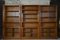Mid-Century Danish Teak Tambour Door Wall Units Shelving Units Bookcase by Dyrlund, 1970, Set of 3 2
