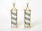 French Bamboo Brass Lantern Lamps from Maison Baguès, 1960s, Set of 2, Image 6
