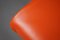 LC4 Chaiselongue aus orangefarbenem Leder von Le Corbusier & Pierre Jeanneret für Cassina 10