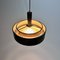 Mid-Century Danish Black Pendant in Copper, 1960s 5