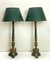 Mid-Century Empire Tole Column Lamps, 1950s, Set of 2, Image 3