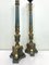 Mid-Century Empire Tole Column Lamps, 1950s, Set of 2 8