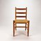 Mid-Century Side Chair in Pine and Papercord, 1960s 7