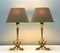 Small French Brass & Marble Table Lamps with Dolphin-Feet, 1960s, Set of 2, Image 3