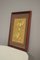 Framed Gold Painting of Rose, 1970s 3