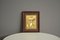 Framed Gold Painting of Rose, 1970s 1