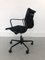 Black EA 117 Swivel Chair in Aluminum by Charles & Ray Eames for Vitra 7