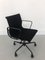 Sedia girevole EA 117 nera in alluminio di Charles & Ray Eames per Vitra, Immagine 18