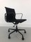 Black EA 117 Swivel Chair in Aluminum by Charles & Ray Eames for Vitra 14