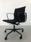 Black EA 117 Swivel Chair in Aluminum by Charles & Ray Eames for Vitra 5