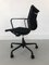 Black EA 117 Swivel Chair in Aluminum by Charles & Ray Eames for Vitra 3