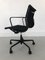 Black EA 117 Swivel Chair in Aluminum by Charles & Ray Eames for Vitra, Image 3