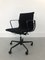 Black EA 117 Swivel Chair in Aluminum by Charles & Ray Eames for Vitra 1