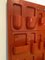 Vintage Italian Orangered Plastic Wall Shelf from Utensilo, 1970s 8