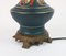 Lámpara de mesa francesa antigua de porcelana, 1900, Imagen 4