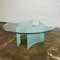 Coffee Table in Glass with Wave Legs 1