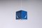 Blaue Metall Cube Hängelampe von Shogo Suzuki für Orno Stockmann, 1960er 2