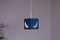 Blaue Metall Cube Hängelampe von Shogo Suzuki für Orno Stockmann, 1960er 5