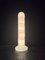 Lámpara de pie Zea italiana de vidrio opalino de Salocchi para Lumenform, años 70, Imagen 3