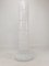 Lámpara de pie Zea italiana de vidrio opalino de Salocchi para Lumenform, años 70, Imagen 5