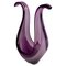 Italian Garniture Vase in Purple Color, 1960 1