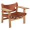 Spanischer Stuhl, 1960er, Børge Mogensen für Fredericia Stolfabrik zugeschrieben 1