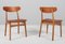 Dining Chairs attributed to Henning Kjærnulf, 1970s, Set of 4 3