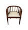 French Art Deco Armchair in Macassar and Mahogany, 1930 12