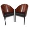 Costes Chairs attributed to Phillipe Starck for Driade, 1983, Set of 2 1