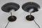 Glass and Brass UFO Table Lamps, Czechoslovakia, 1970s, Set of 2, Image 3