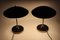 Glass and Brass UFO Table Lamps, Czechoslovakia, 1970s, Set of 2 11