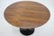 Round Walnut Table, Czechoslovakia, 1970s 4