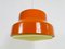 German Space Age Bumling Pendant Lamp in Orange, 1970s 5