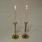 Vintage Brass Candleholders by Arthur Pe, Kolbäck, Sweden, 1960s, Set of 2, Image 2