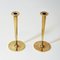 Vintage Brass Candleholders by Arthur Pe, Kolbäck, Sweden, 1960s, Set of 2 8