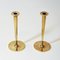 Vintage Brass Candleholders by Arthur Pe, Kolbäck, Sweden, 1960s, Set of 2, Image 8