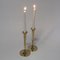 Vintage Brass Candleholders by Arthur Pe, Kolbäck, Sweden, 1960s, Set of 2, Image 5