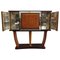 Mid-Century Italian Wood, Mirror & Mosaic Dry Bar Cabinet by Osvaldo Borsani, 1950s 1