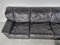 Vintage Patchwork Leather Modular Sofa, 1970s, Set of 7 8