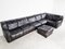 Vintage Patchwork Leather Modular Sofa, 1970s, Set of 7 4