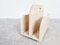 Vintage Travertine Magazine Holder, 1970s 4