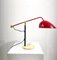 Modular Metal & Brass Model 5023 Table Lamp with Marble Feet attributed to Angelo Brotto, 1950s, Image 7