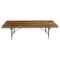 Mid-Century Modern Wooden Slatted Bench, Italy, 1960s, Image 1