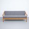 Skandinavisches Mid-Century Modern Holz Sofa, 1950er 20