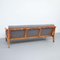 Mid-Century Modern Scandinavian Wood Sofa, 1950s, Image 18