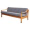 Mid-Century Modern Scandinavian Wood Sofa, 1950s 1