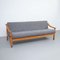 Mid-Century Modern Scandinavian Wood Sofa, 1950s, Image 7