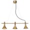 Megafon 3-Raw Brass Ceiling Lamp by Jesper Ståhl for Konsthantverk 7