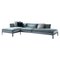 Cotone Sofa in Aluminum and Fabric by Ronan & Erwan Bourroullec for Cassina 1