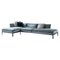 Cotone Sofa in Aluminum and Fabric by Ronan & Erwan Bourroullec for Cassina, Image 1